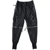 Herrenhosen abnehmbare Mehrfach-Techet-Frachtmänner Harajuku Hip Hop Streetwear Joggers Hosen Man Elastic Taille Techwear WB377