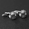 Cuff Links Mens Shirt gemelli argento oro galvanizzato un unico business di moda matrimonio gemelli francesi Q240508