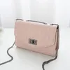 Sacs à bandoulières Gromd 2024 Fashion Femelle Designer Pu Leather Diamond Pattern Chain Crossbody Bag Shopper for Women