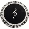 Carpets Carpet Music Symbole Piano Clé noir blanc rond