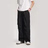 Pantalon masculin pfnw style japonais été 2024 Vintage Loose Color Couleur craquée pantalon plissé des hommes plissés tendance mode 28W3238