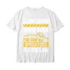 T-shirts masculins Le chauffeur de camion a lentement marché sur le nouveau design du t-shirt de Noël t-shirt coton t-shirt imprimé pour le briseur de droit d240509