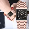 Wristwatches Women Men Luxury Bracelet Watches Top Brand Designer Dress Quartz Watch Ladies Golden Rose Gold Wristwatch Relogio Feminin 2620