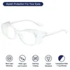 Sunglasses Frames Small Square Blue Light Blocking Safety Goggles Protective Glasses PC Lens Anti-allergy Windproof Anti Splash Eyewear