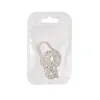 25 cm Silberkette Nagelzauber Strass Accesorios Metallteile Perlen für Nägelmassen können DIY -Charm 240509 geschnitten werden