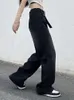 Jeans pour femmes larges larges féminines streetwear américain rétro lâche S-5xl All-Match lavé la mode blanchie Ulzzang Spring étudiants en détresse