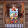 Decorative Figurines Easy To Hang Wind Bell Colorful Chime Kit Diy 5d Full Drill Painting Set For Indoor Outdoor Hanging Decor Unique