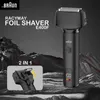 Razors Blades Original TOBRAUN 5400S Electric Shaver Bart Trimmer Tragbares Hubkolben Q240508