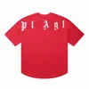 PL-556 Designer T-shirt Fashion Hoodies Mens Loose top Tee Womens Casual Short sleeved Hip Hop T-shirts