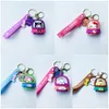 Cartoon Kuromi Keychain süßes Mädchen Paar Anhänger Bookbag Anhänger Keychain Grab Machine Puppe Kleines Geschenkgroßhandel