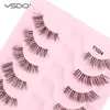 Ut5s faux cils demi-cils 3/7/10 Double Soft Natural 3d vison mobilisation volume volume du moelleux à moitié faux outil D240508