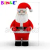 Groothandel 6m 20ft High Giant opblaasbare Santa Claus -ballon met grijze baard voor interactieve advertentiedecoratie buitenevenementen