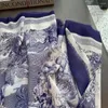 Sciarpe in cotone e lino viola piazza 130 femmina Summer Sciallo pianta di sciame di protezione del collo avanzato di protezione primaverile Autunno sciarpa