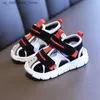 Slipper Summer Baby Sandals, подходящие для девочек, мальчики мягкие подошвы, детские туфли, модная пляж Q24040913