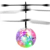 Bunte Mini Drohne Shining LED RC Drohne Flying Ball Hubschrauber Lichtkristallinduktion Dron Quadcopter Flugzeug Kinder Spielzeug 240508