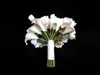 Bouquet nuziale artificiale calla lily bouquet bridal che tiene fiori per fiori di nozze di matrimonio accessori da sposa