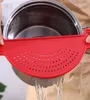 Multifunction PP Material Cooking Tool Fun Shape Pot Drain Pan Strainer Liquid Drainer Kitchen Colander Drainage Supplies Tools1007538