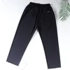 Men's Pants Hip Zipper Pocket Quick-drying Ice Silk Sweatpants With Elastic Waist Side Pockets For Gym Training Jogging Loose