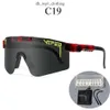 Óculos de sol Vipers pit de ciclismo óculos de sol original Esporte Google TR90 Óculos de sol polarizados para homens/mulheres Eyewear à prova de vento ao ar livre 100% UV 400 Lente espelhada 442