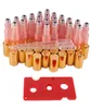 24 -stks 5 ml roze etherische olieparel gecoate glasrol op flessen met roestvrijstalen rollerbal voor parfum aromatherapie CX2008032088998