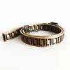 Collari di cani di lusso Ferochi di guinzaglio Set Designer Dog Leash Cinture di sedile Collar per animali domestici e animali domestici per piccoli cani di grande mezzo gatto CAT CHIHUAHUA BUODLE BUODLE BULDOG CORGI PUG Brown.