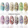 Iridescent Mixed Hexagon Nail Glitter Sequins Holo Flakes Art Powder Gel Polish Paillette Manicure Accessories LADJ01122 240509