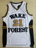 2024 Wake Forest Paul College Basketball Jerseys Chris 3 Paul Рубашки с желтой фиолетовой черно-белой темно-синим голубым университетом, сшитыми баскетбольными майками S-xxl
