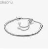 Chain 925 sterling silver time heart-shaped buckle star snake chain slider Ms. Pan jewelry gift XW