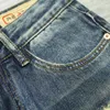 Jeans en détresse déchiré pour hommes streetwear patchwork trou de mode hip-hop Baggy décontracté harem rétro pantalon denim mâle 240429
