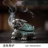 Tea Pets Chinese Kirin Model Fortune Decoration Table Incense Burner Pet Household Indoor Ceremony Zen Ceramic