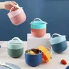 Borse da pranzo borse per zuppa portatile tazza da pranzo in acciaio inossidabile/plastica Termos per alimenti per alimenti per alimenti a tazza termica bento scatola bento con cucchiaio per bambini