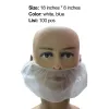 Abrange 100pcs/conjunto de redes de barba descartáveis Redes de protetor de barba respiráveis e de barba para manter -se sanitário