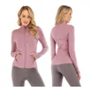 2024 Yoga Ceket Kadınlar Egzersiz Spor Palto Fitness Ceket Sporları Hızlı Kuru Aktif Giyim Üst Katı Zip Up Sweatshirt Sportwear Sıcak Satış