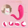 Autres éléments de beauté de la santé Vibratrice sans fil pour les femmes PAUGNE JUSTIONNELLE DILDO anal g Boules vaginales stimulatrice clitoris masturbateur adulte Y240503