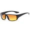 Neue Sonnenbrille Outdoor Sport Radsportgläser Herren und Frauen Nachtspiegel gelbe Film TV Sonnenbrille