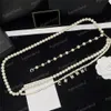 Ladies Pearl Chains Refers Designer Accessesies Ascessesure Luxury Brand Женский ремень Gold Gold Links Ceintures Pearls Pendants Chain Refelts 202p