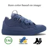 Fashion Top Quality Denim Blue Designer Lavinss Curb Shoes Luxury Platform Leather Calfskin Rubber Nappa Trainers OG Original Womens Mens Hightops Suede Sneakers