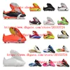 High Tops Soccer Shoes 30th Anniversaryes 24 Elite FG Black/Blue/Red Cleats Trainers Mens Outdoor Football Boots