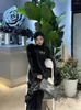 Arbeitskleider koreanische Mode 2024 Herbst Winter Frauenkleid Anzug Kunstfell warme Jacke Sexy Slim Midi Zweiteiler weiblicher Kleidung