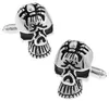 Couchettes Livraison gratuite Couffe du crâne 28 Retro Skull Design Mens Designer Cufflinks Wholesale and Retail Q240508