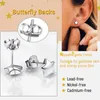 Studörhängen Prosilver 925 Sterling Silver Sparkle Dainty Star Celestial Jewelry Birthday Presents For Mother Sister Pye15035B