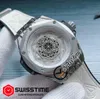 Nuovo Custodia per orologi da uomo in quarzo svizzero Custodia bianca Scheletro Silver Scheletro TATTOO BIANCO BRIGGE BRIGGE NUOVI SWISSTime HUBG11272314