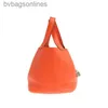 Высококачественные усовершенствованные hremms кожаные сумки дизайнерские женские сумки новая апельсина Picotinlock22 Женская ручная корзина Сумка для корзины сумки для корзины