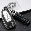 Car Key Lederstil Car Remote Key Case Cover für Ford Focus C-Max S-Max Galaxy Mondeo Ranger Transit Tourneo Custom TPU Protector T240509