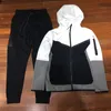 Sweat à sweat technique Trackie Tech Fleece Hoodie Zip Up Hoodie Pant Tracksuit Women Sports Pants Jogger Pantal