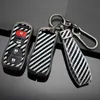 Car Key Zinc Alloy Carbon Fiber Car Key Case Shell For Nissan Armada Frontier Murano Pathfinder Quest Titan Xterra Infiniti 3 4 Buttons T240509