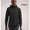 Wasserdichte Designerjacke Outdoor Sportswear Kadin Hoody Hooded Jacke für minimalistische winddichte und atmungsaktive Weichschalenjacke schwarz xs 1id0