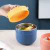 Borse da pranzo borse per zuppa portatile tazza da pranzo in acciaio inossidabile/plastica Termos per alimenti per alimenti per alimenti a tazza termica bento scatola bento con cucchiaio per bambini