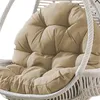 Swing Chair Cushion Recliner gungstol rotting trädgård soffa tjock säte kudde hängande uteplats korg bakkuddar utan hängmattor 240508
