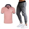 Moda gündelik spor balıkçı erkek beyzbol giyim erkekler için erkekler erkekler için erkekler yaz erkek polo gömlek pantolon takım elbise 240509